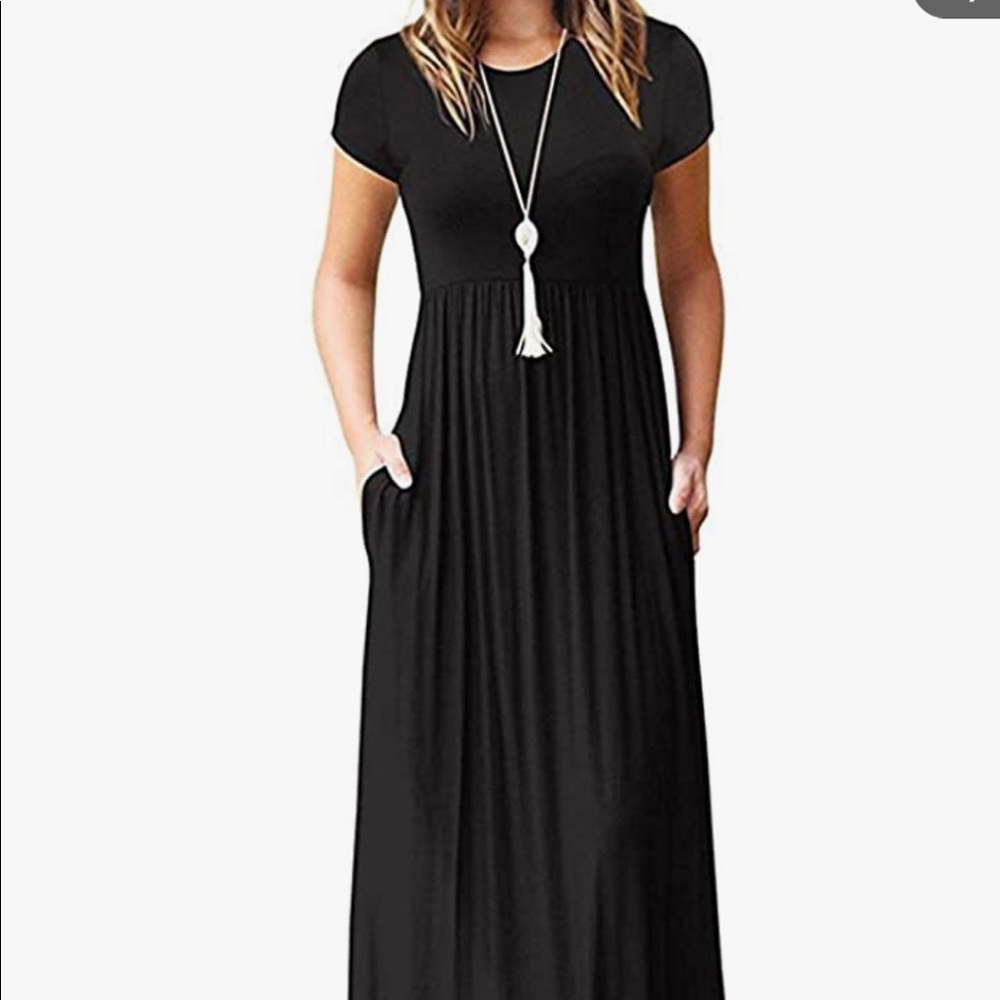 Amazon Black Maxi Dress